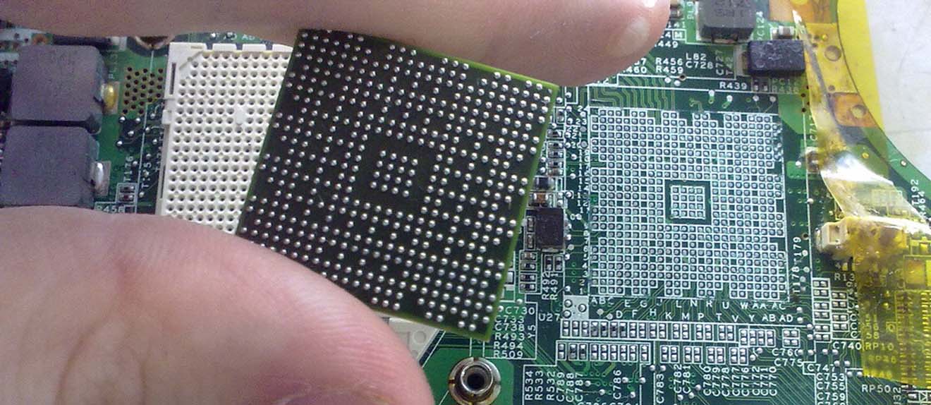 ремонт видео карты ноутбука Samsung в Гомеле