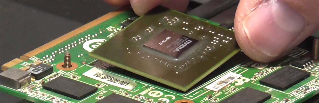 ремонт видео карты ноутбука Sony в Гомеле